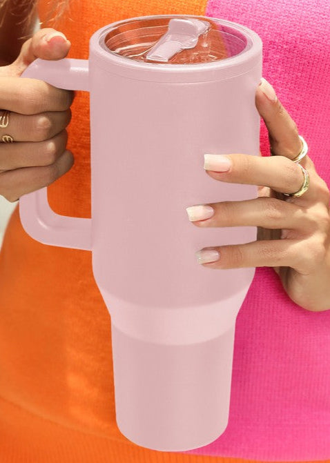 Thirsty Girl | Spill Proof Cup {Pink}